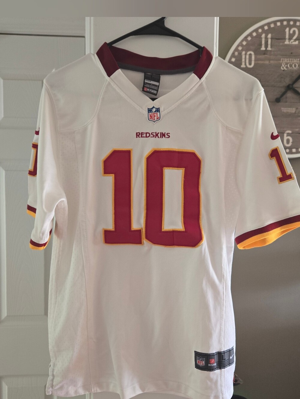 NFL Washington Redskins #10 White Jersey